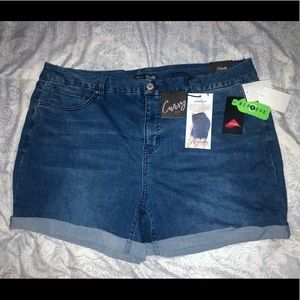 Royalty Plus Size Denim Shorts 20W